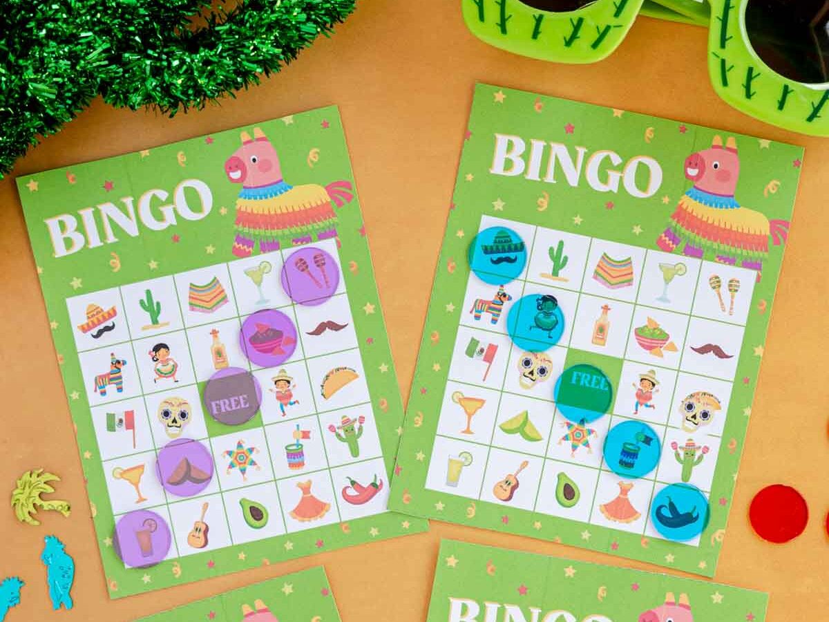 Free Printable Cinco De Mayo Bingo Cards - Play Party Plan