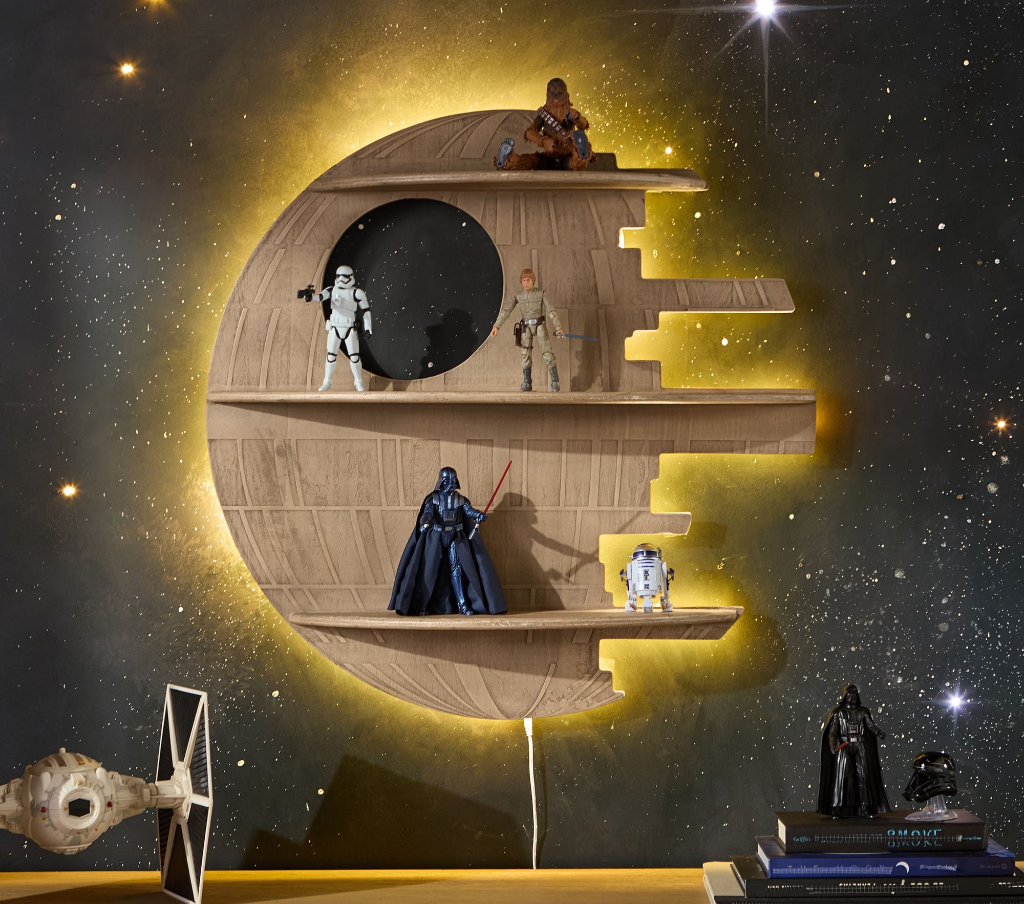 light up star wars shelf