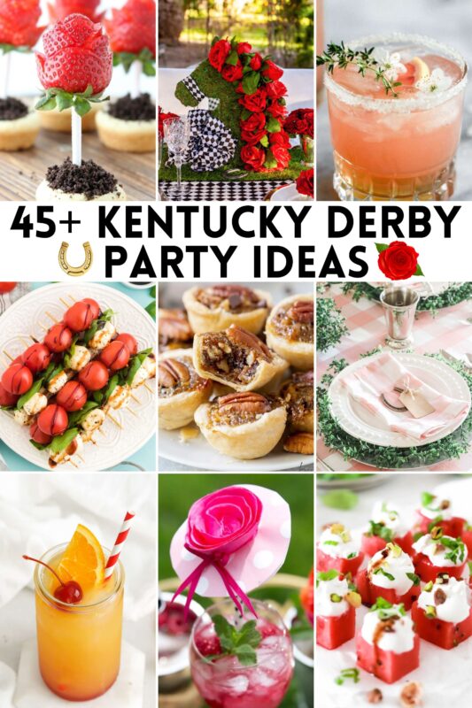 Kentucky Derby Party Ideas collage