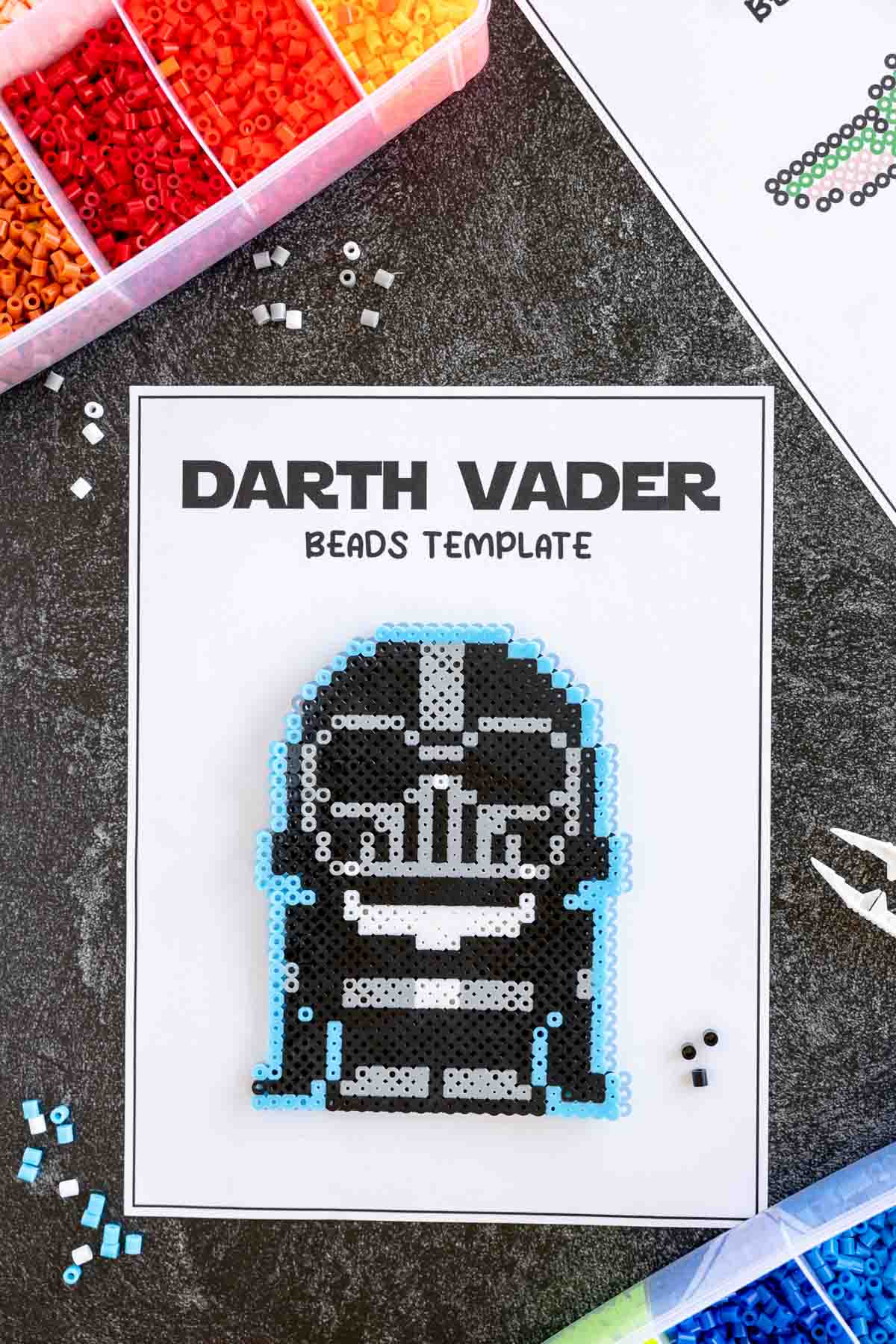 darth vader star wars perler beads