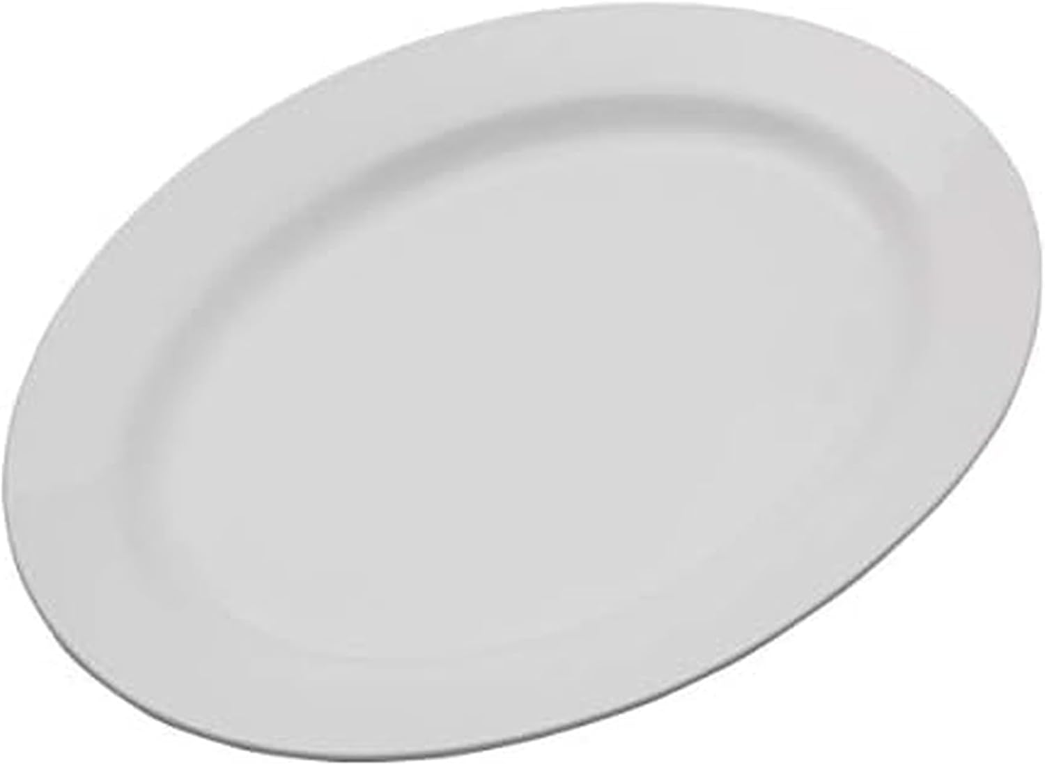 white oval platter