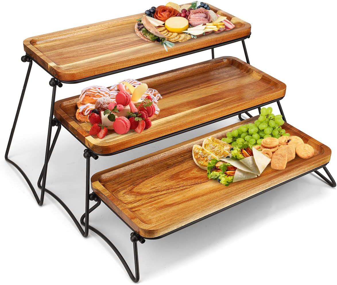 3-tier serving tray