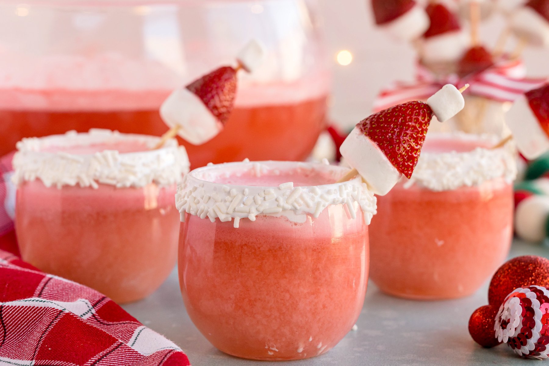 Santa Claus Christmas Punch for Kids