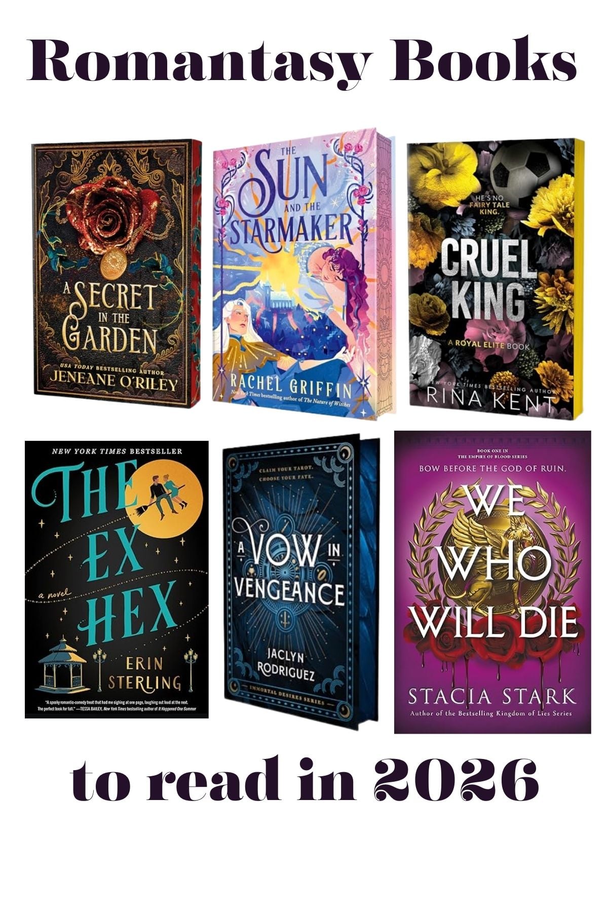 romantasy book covers