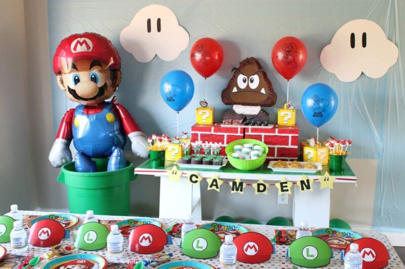 Super Mario party setup