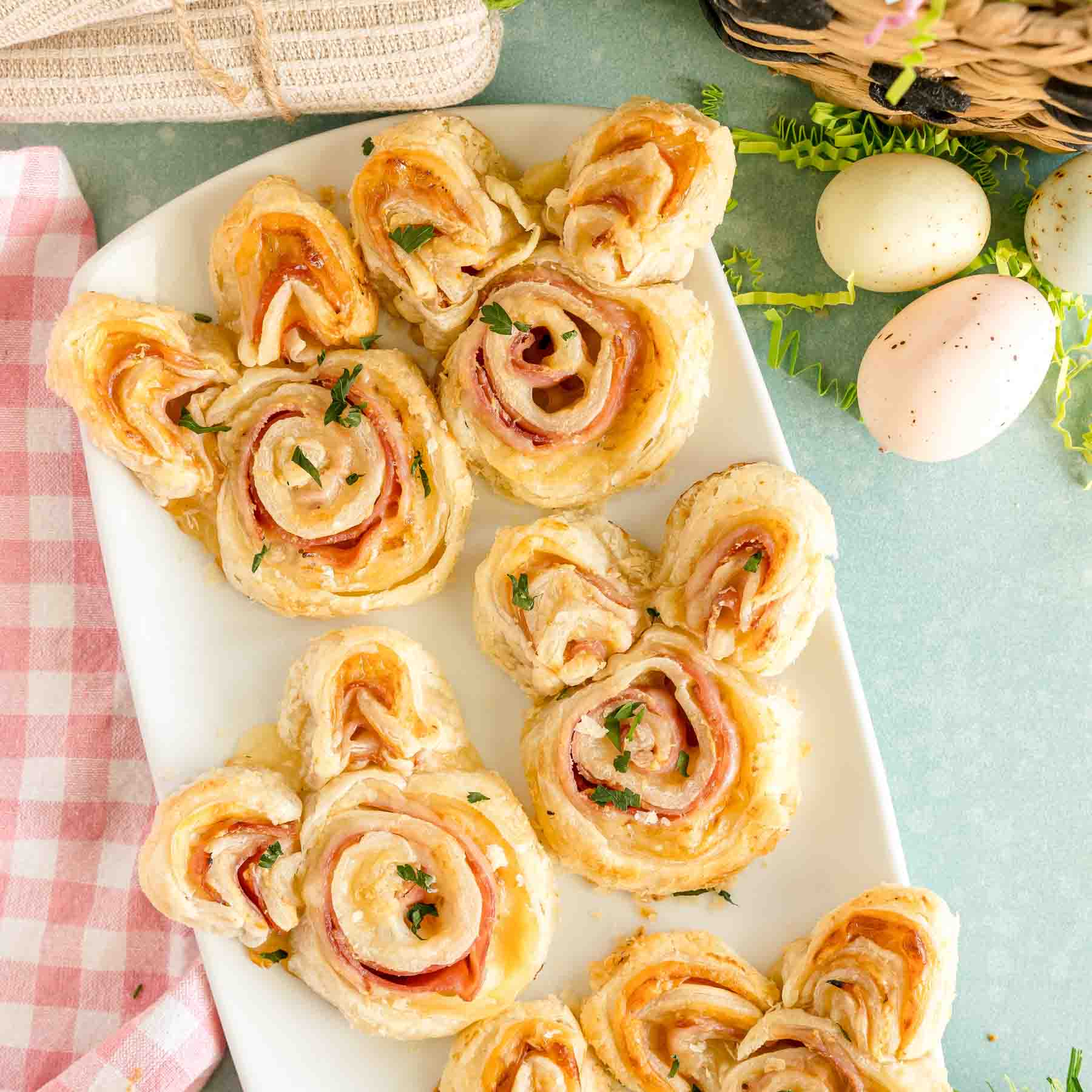 Easy Ham and Cheese Bunnies