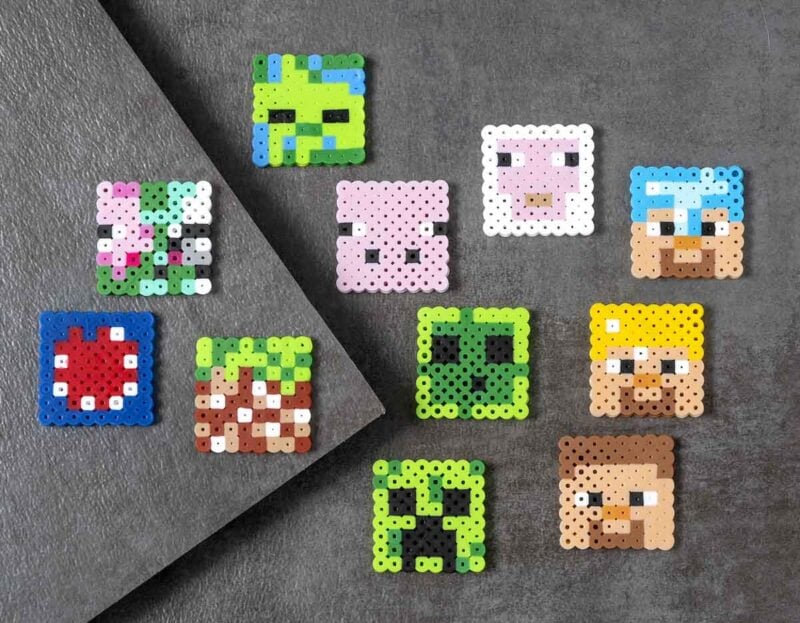 pearler beads that look like minecraft characters