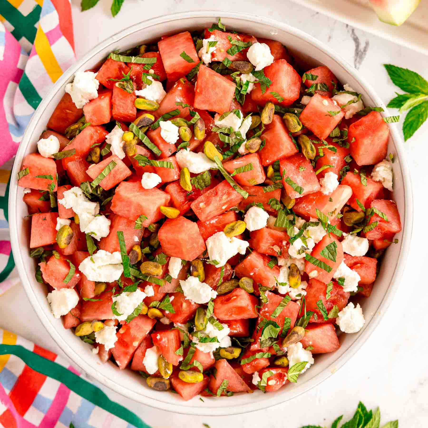 Watermelon Mint Salad