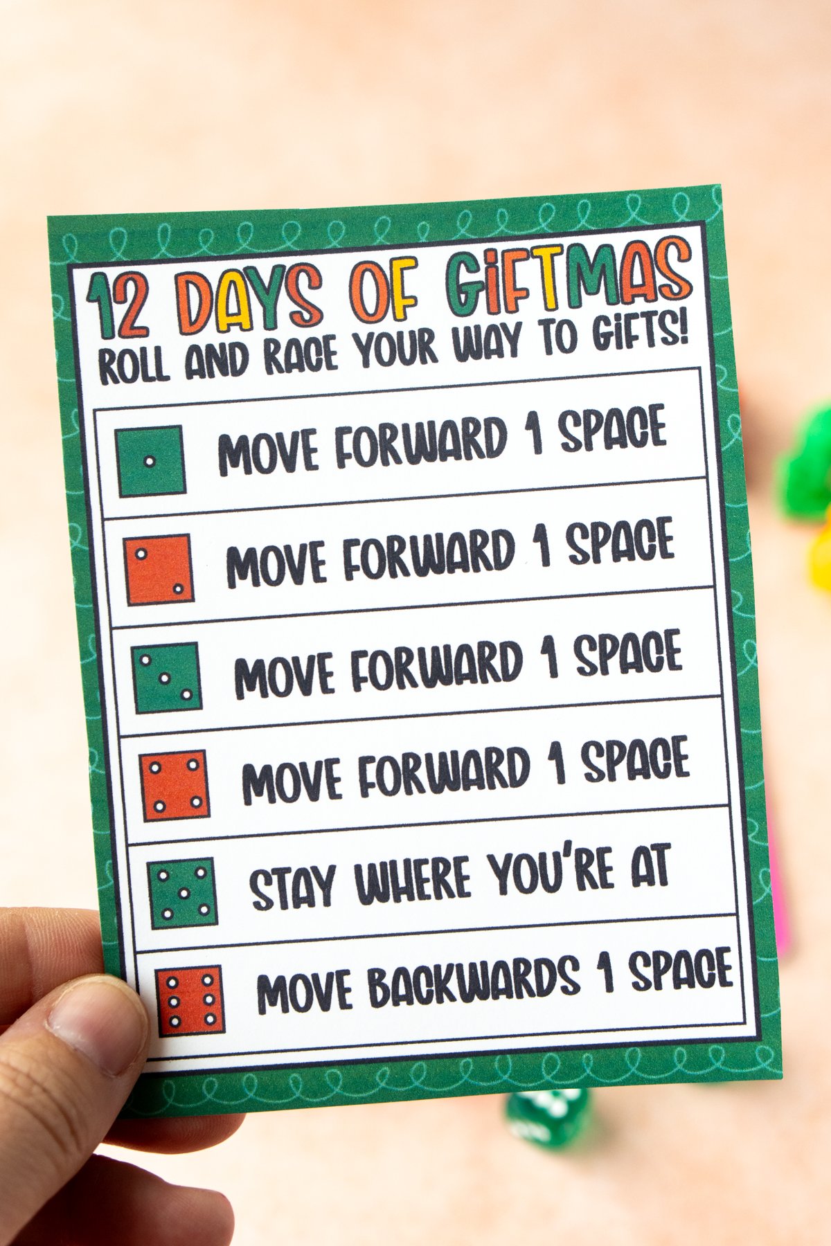 hand holding a key for a 12 days of giftmas game