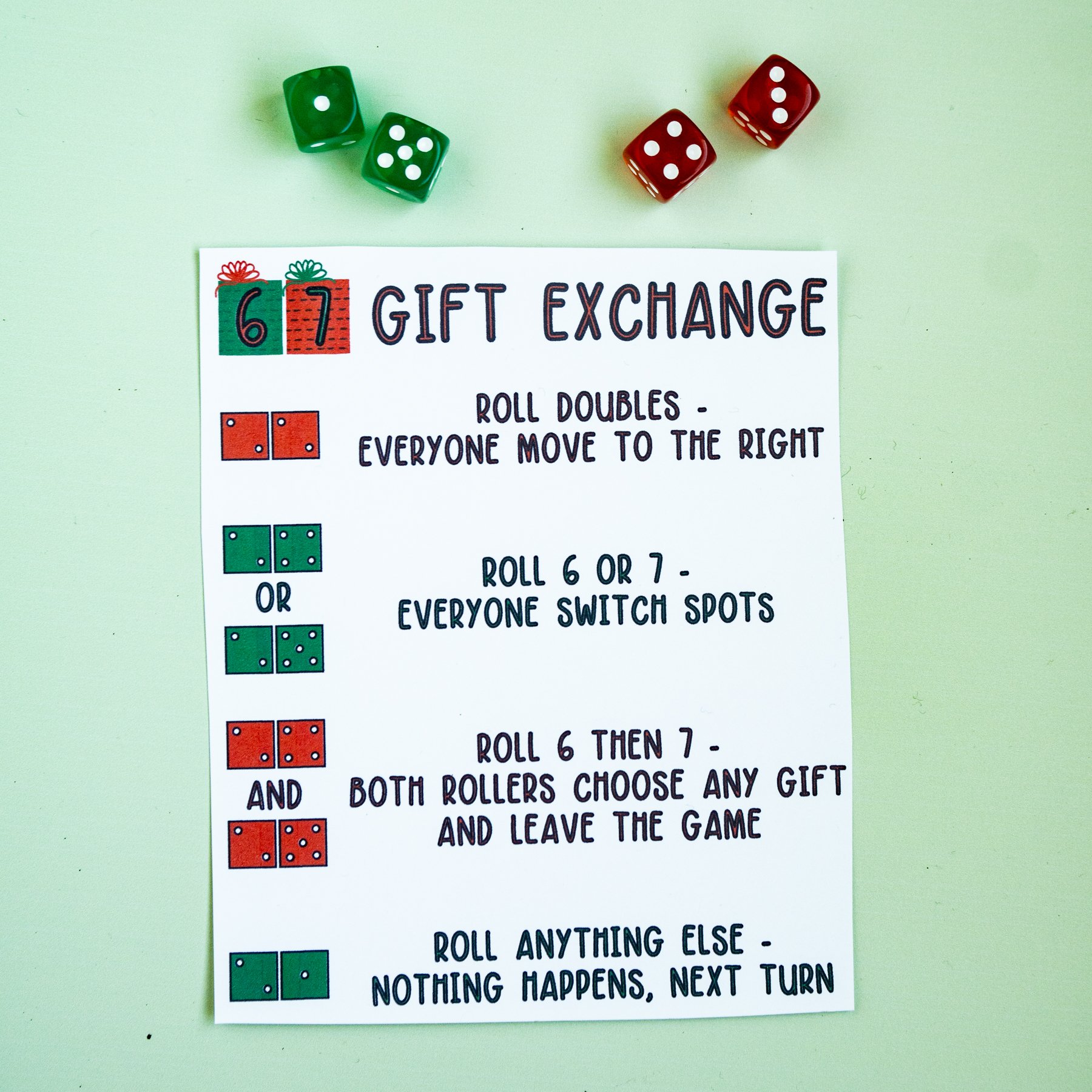 67 Gift Exchange Game