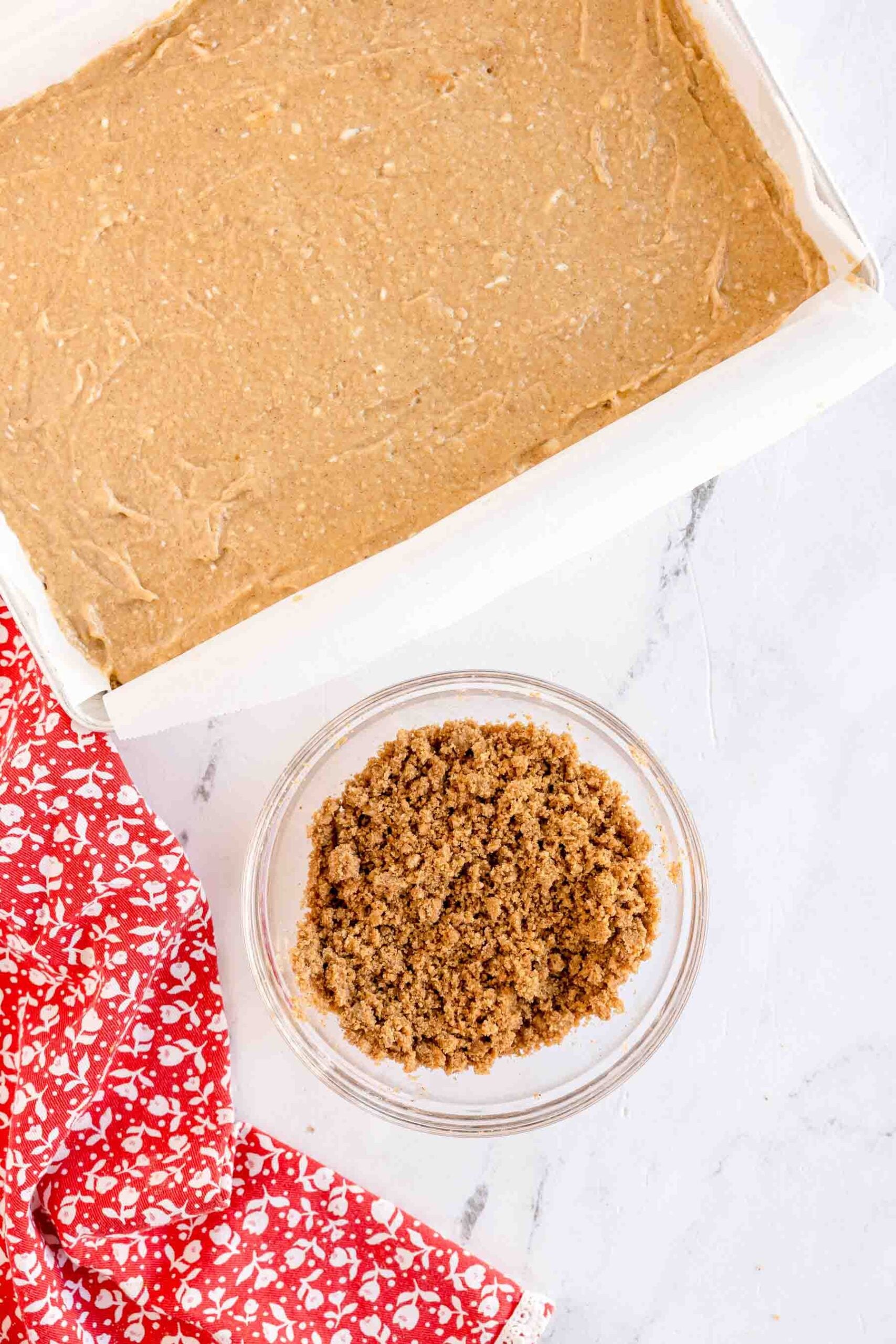 topping for an apple coffee cake