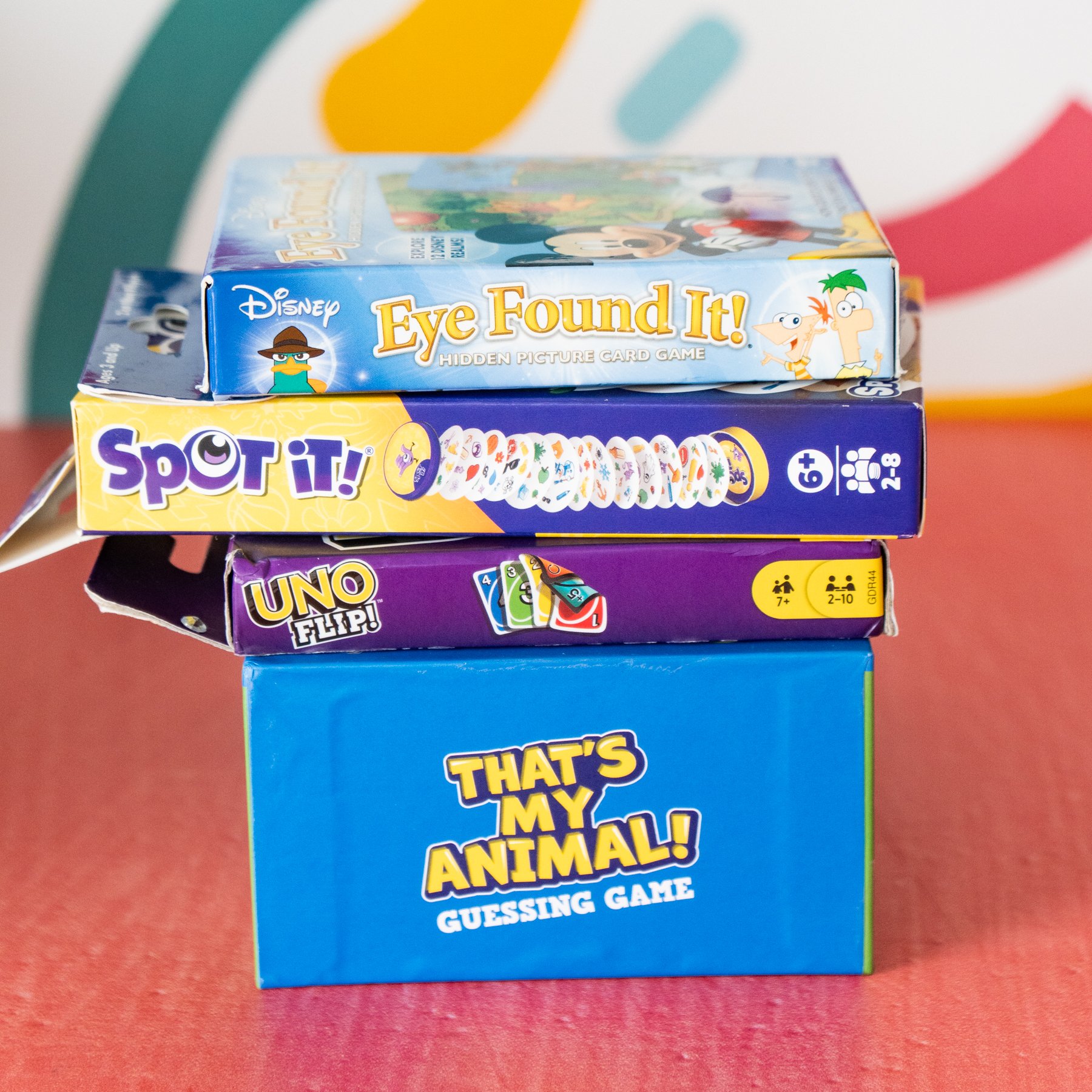 classic card games stacked on top of each other