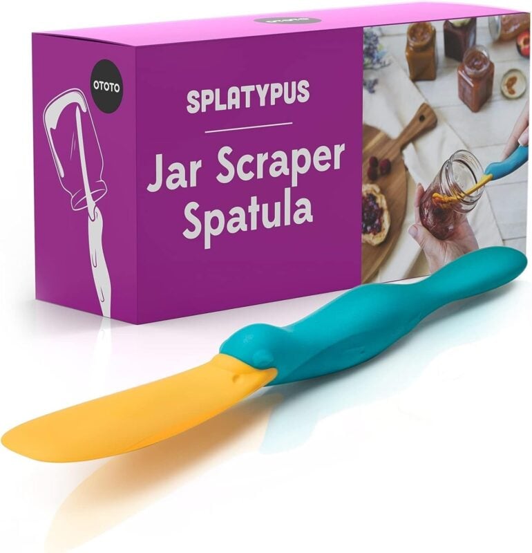 spatula for cleaning out jars