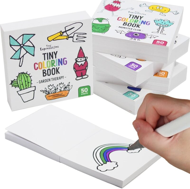tiny coloring books