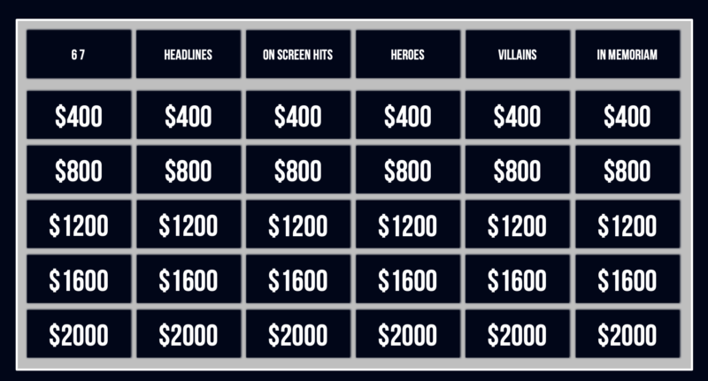 New Year's Eve Jeopardy PowerPoint template