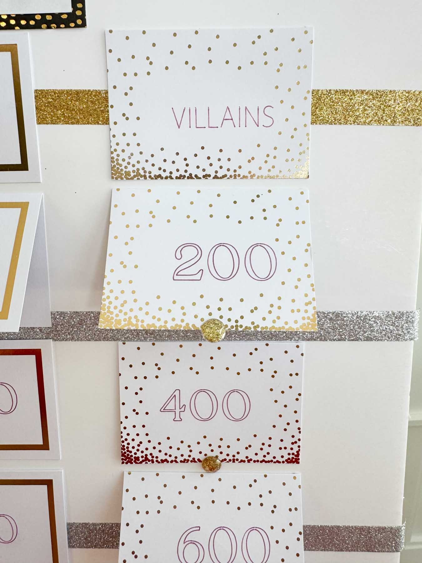 villains Jeopardy category in a New Year's Eve Jeopardy game