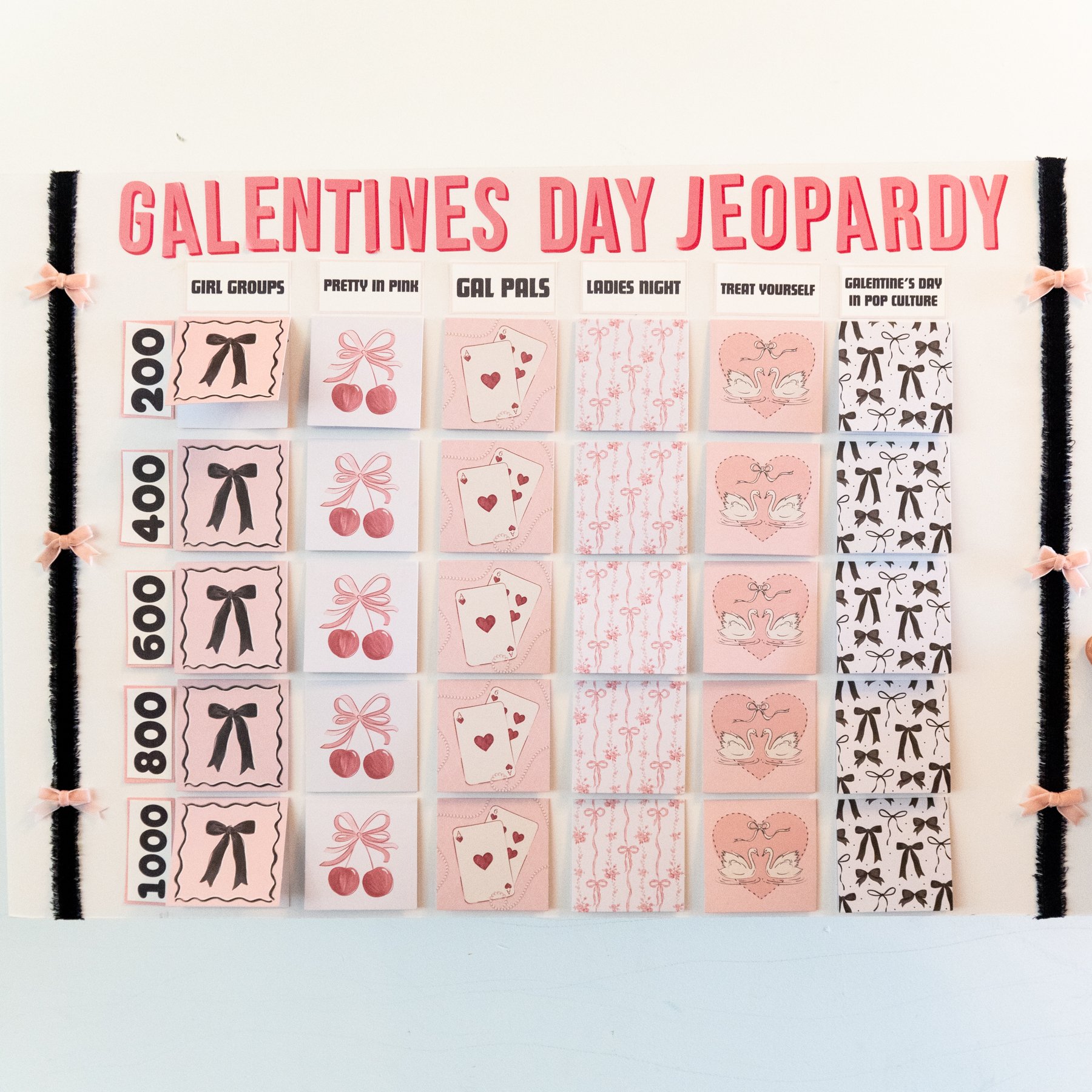 Free Printable Galentine’s Day Jeopardy Game