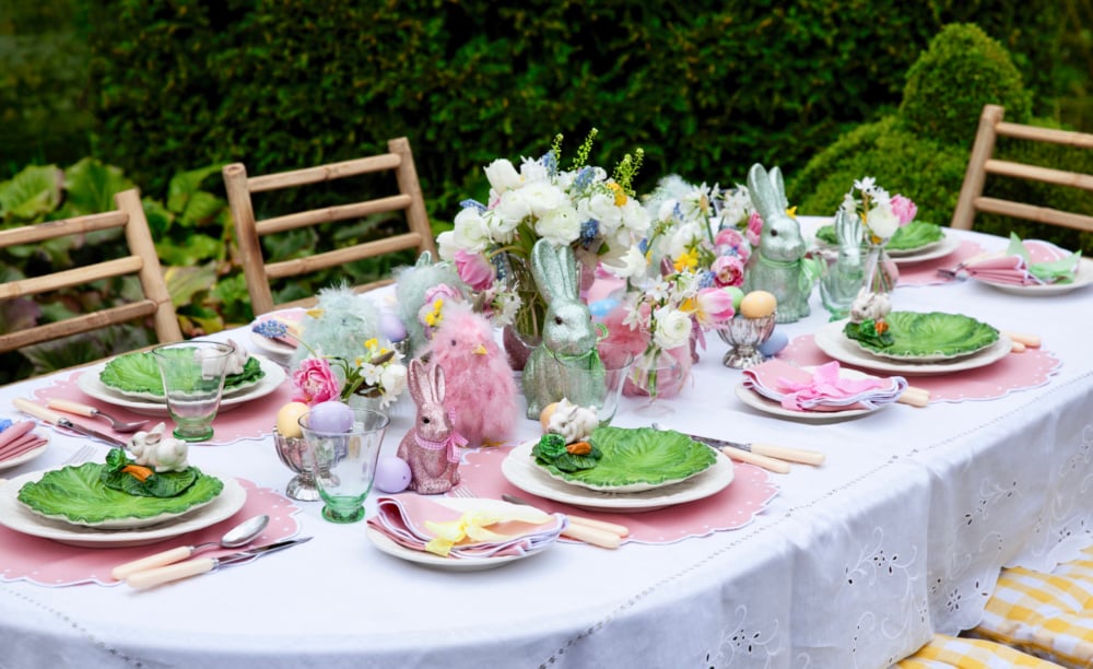 Easter tablescape