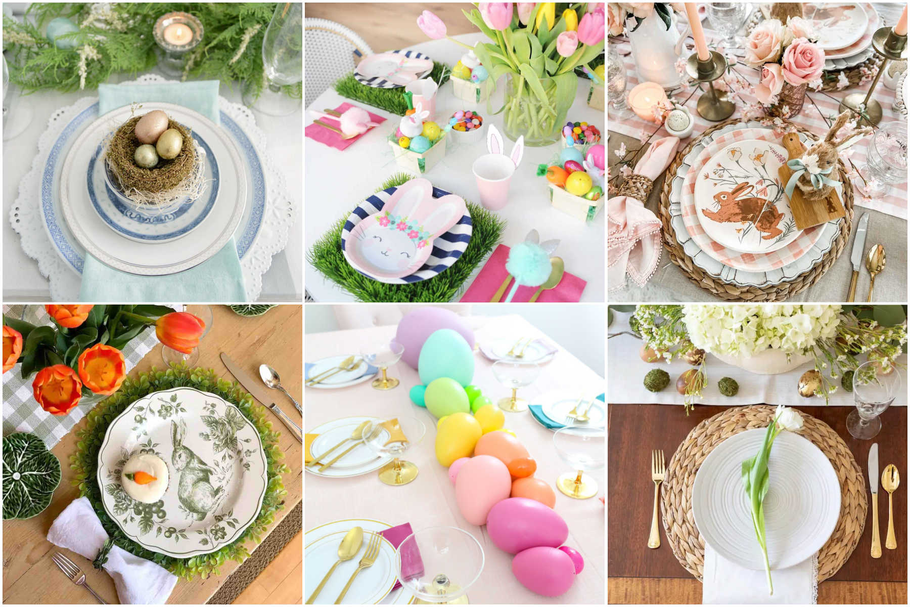 Fun Easter Table Setting 30 Beautiful Easter Table Settings You Can Recreate At Home