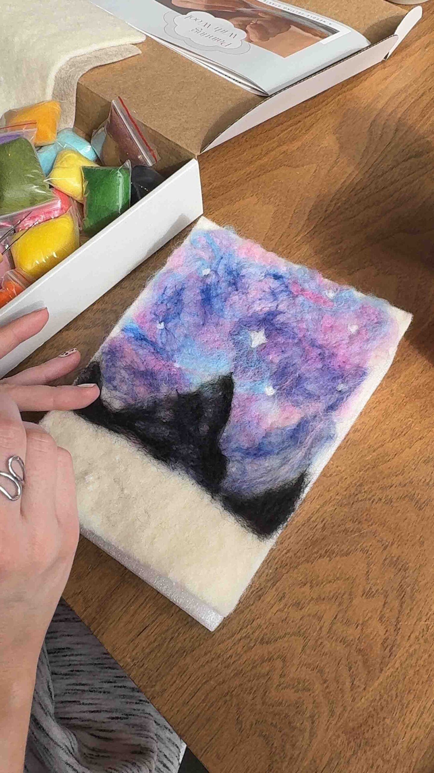 felt book cover