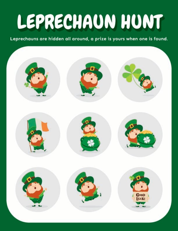 find the leprechaun game