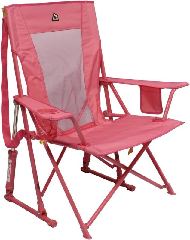 pink GCI rocking chair