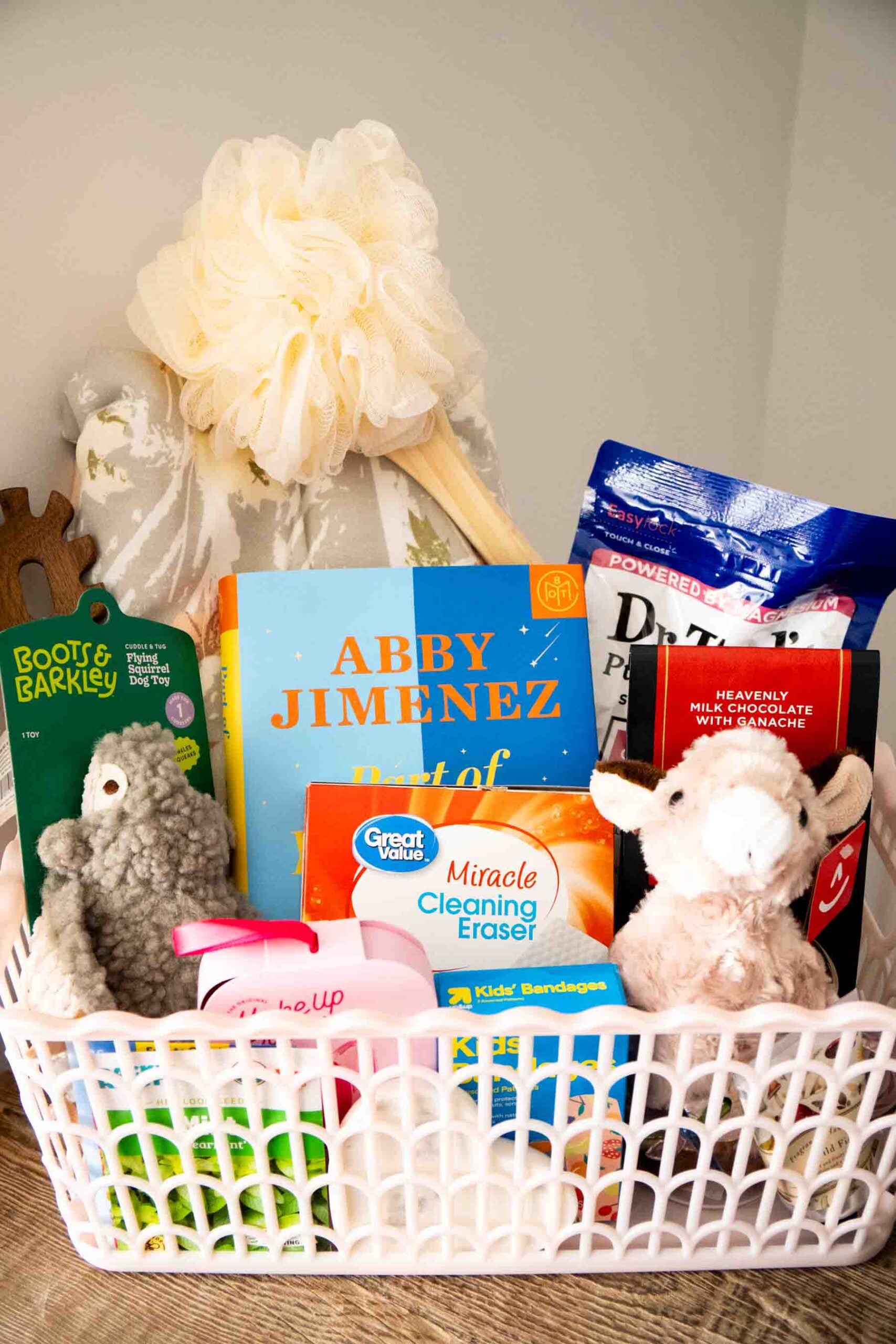 Part of your world themed gift basket