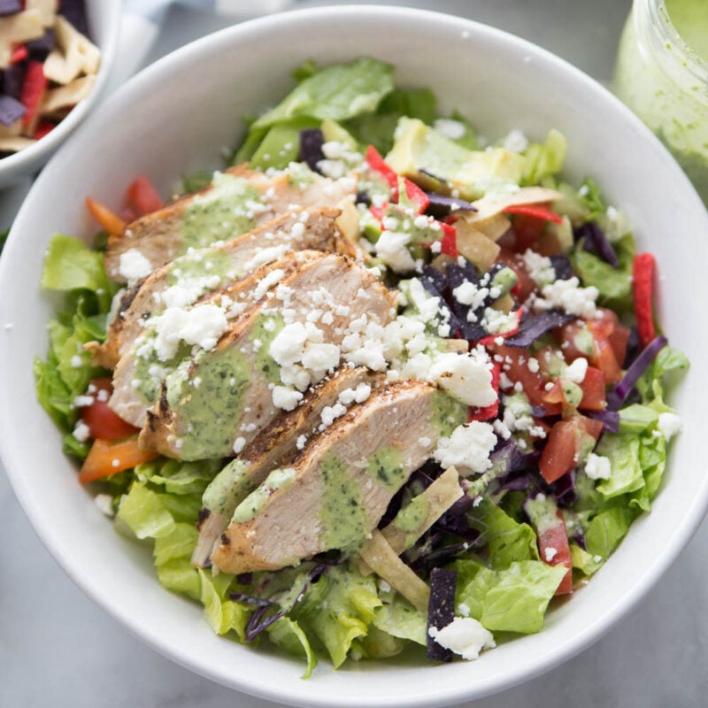 dubenėlis pietvakarių vištienos salotų