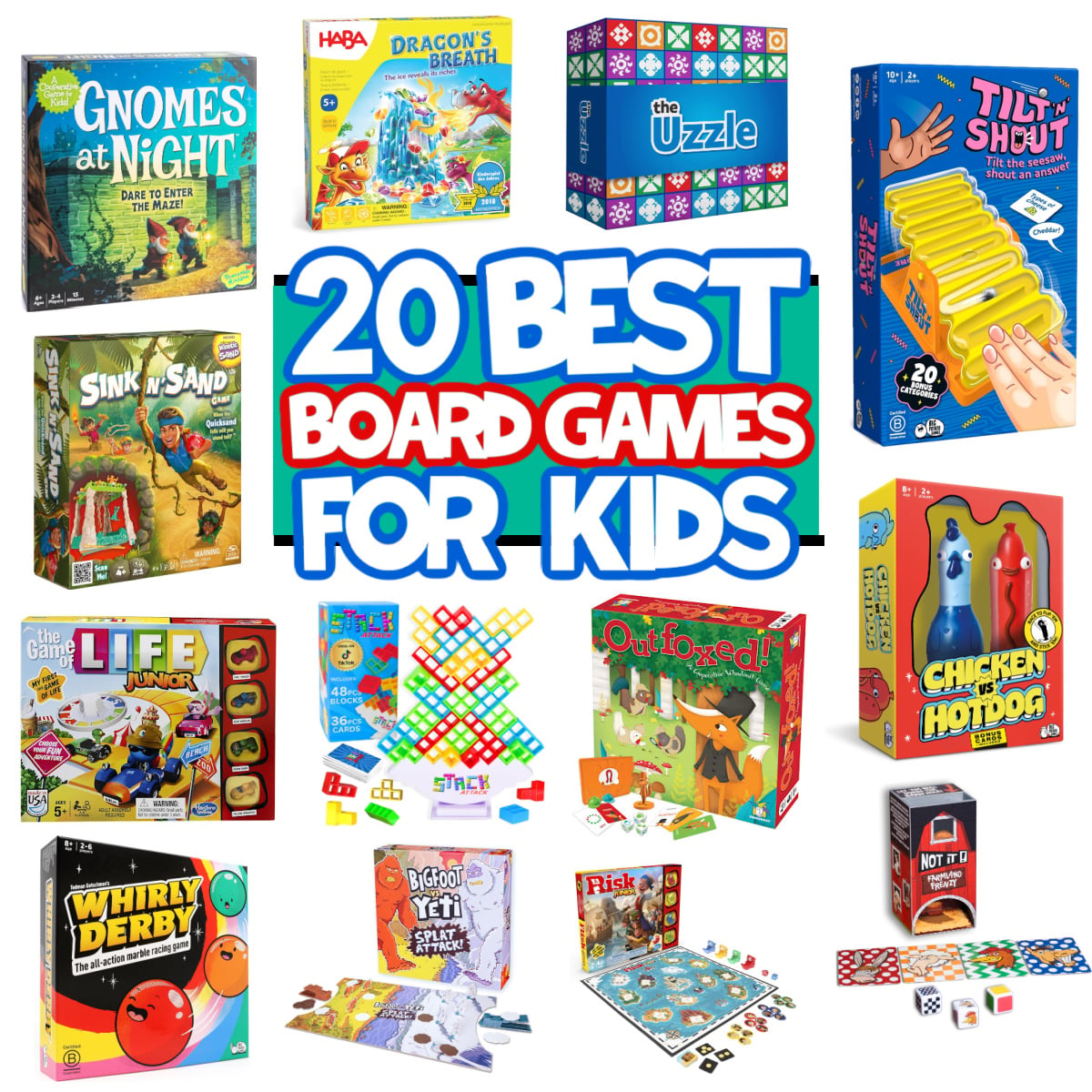 20 Best Board Games for Kids