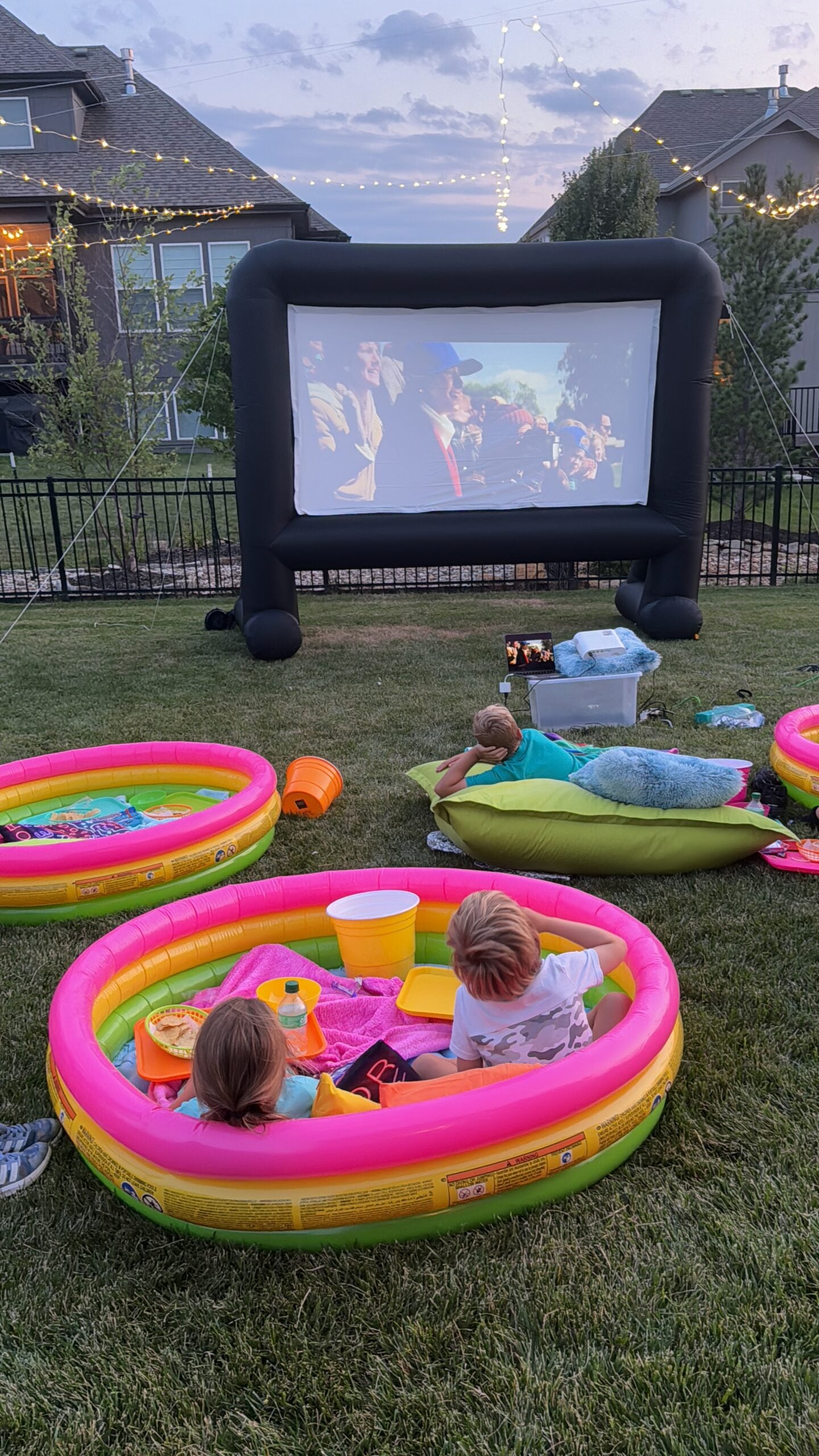 outdoor movie night