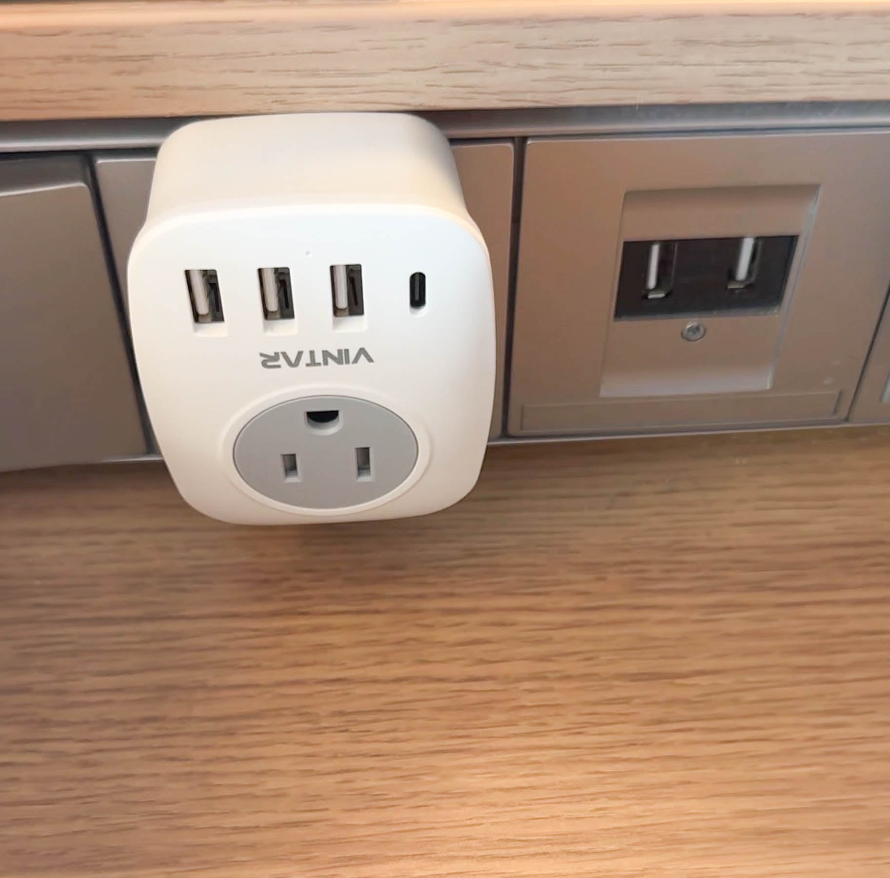 charger in an outlet