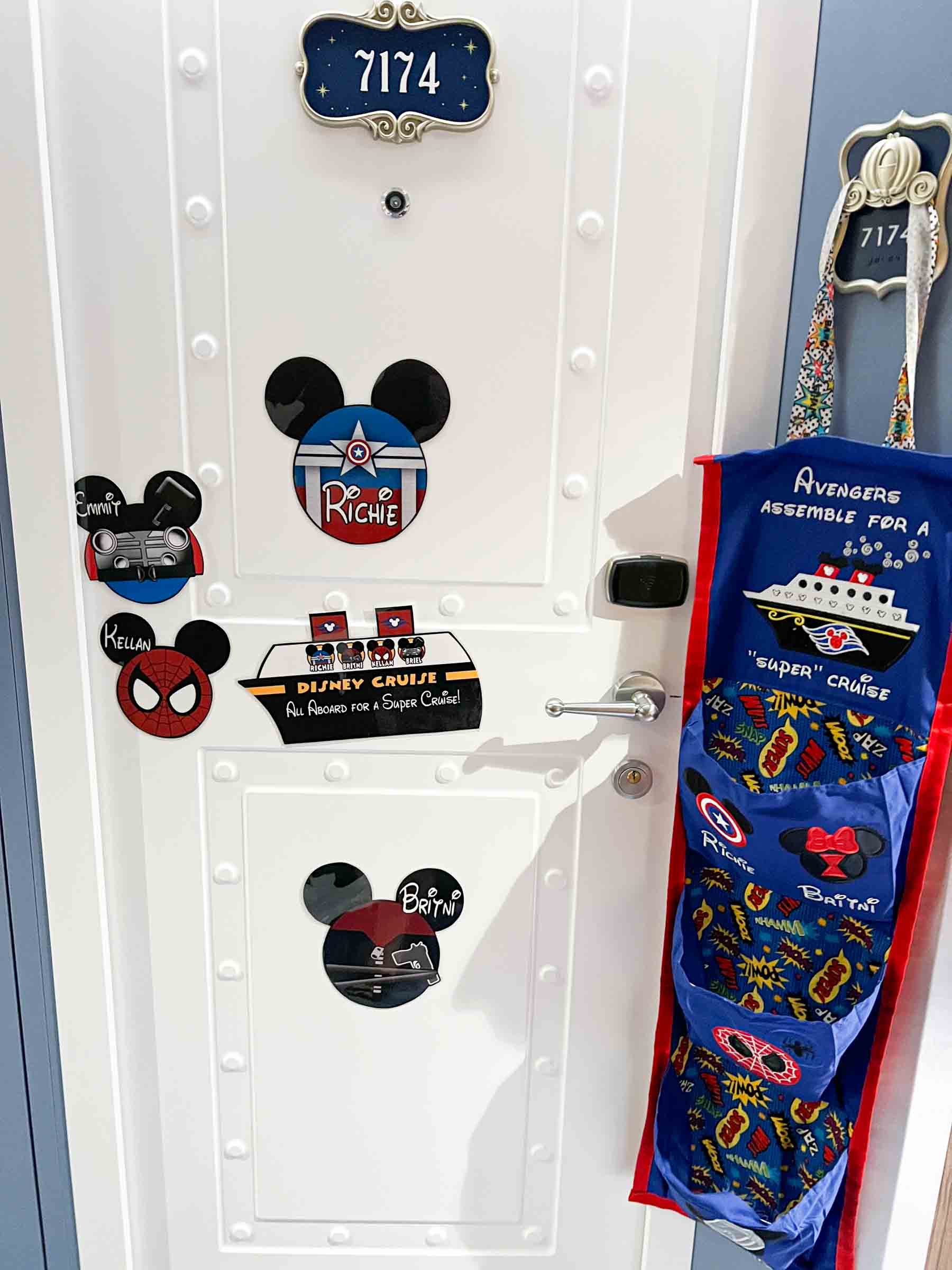 Disney Cruise door decorations