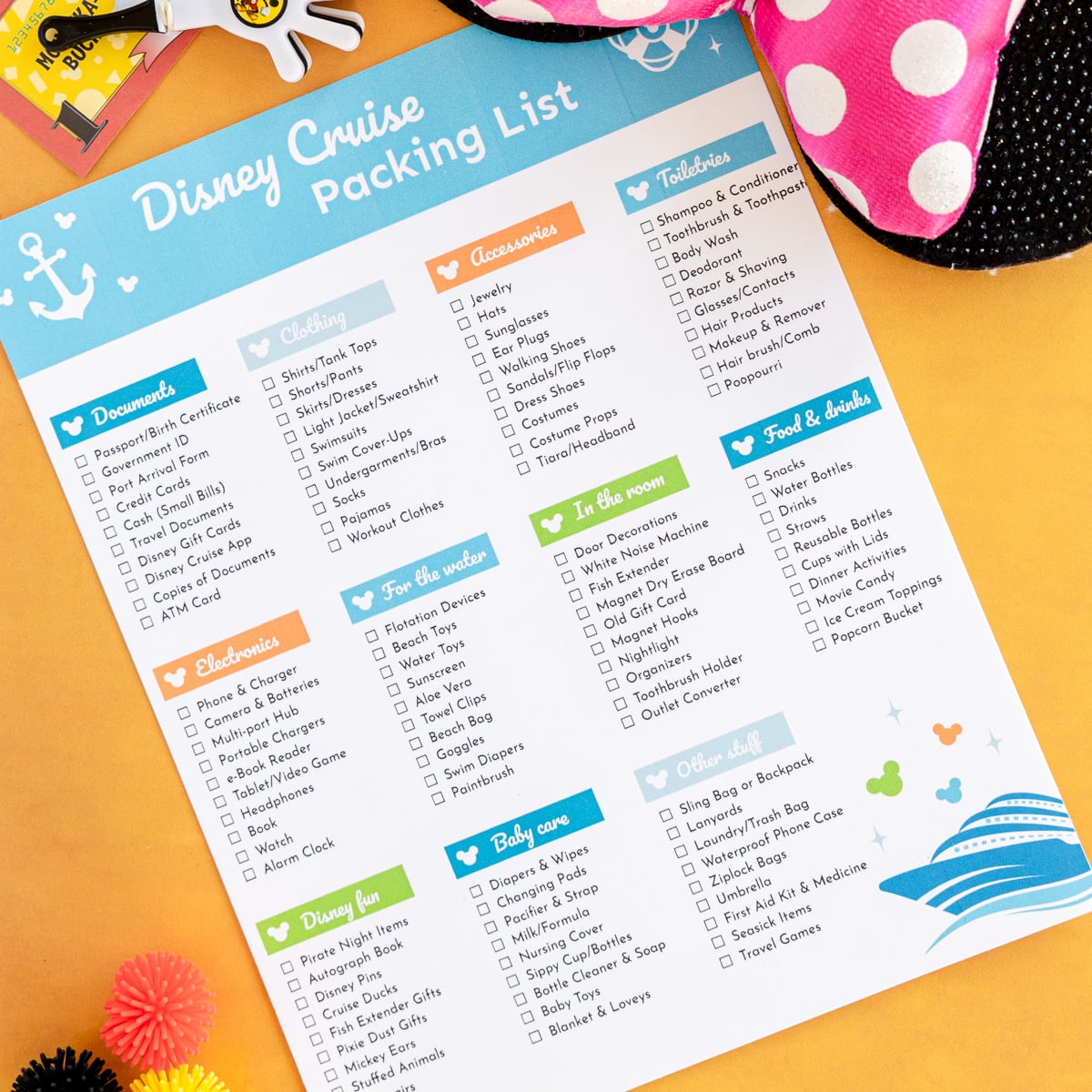 Cruise Packing List