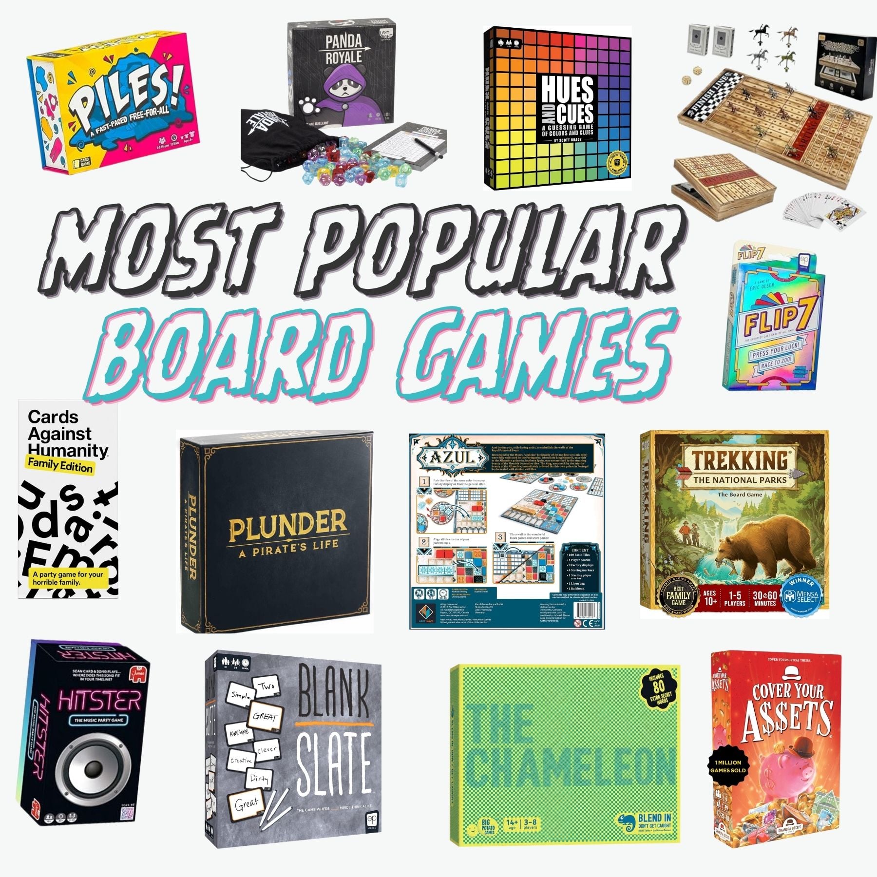 50 Most Popular Board Games