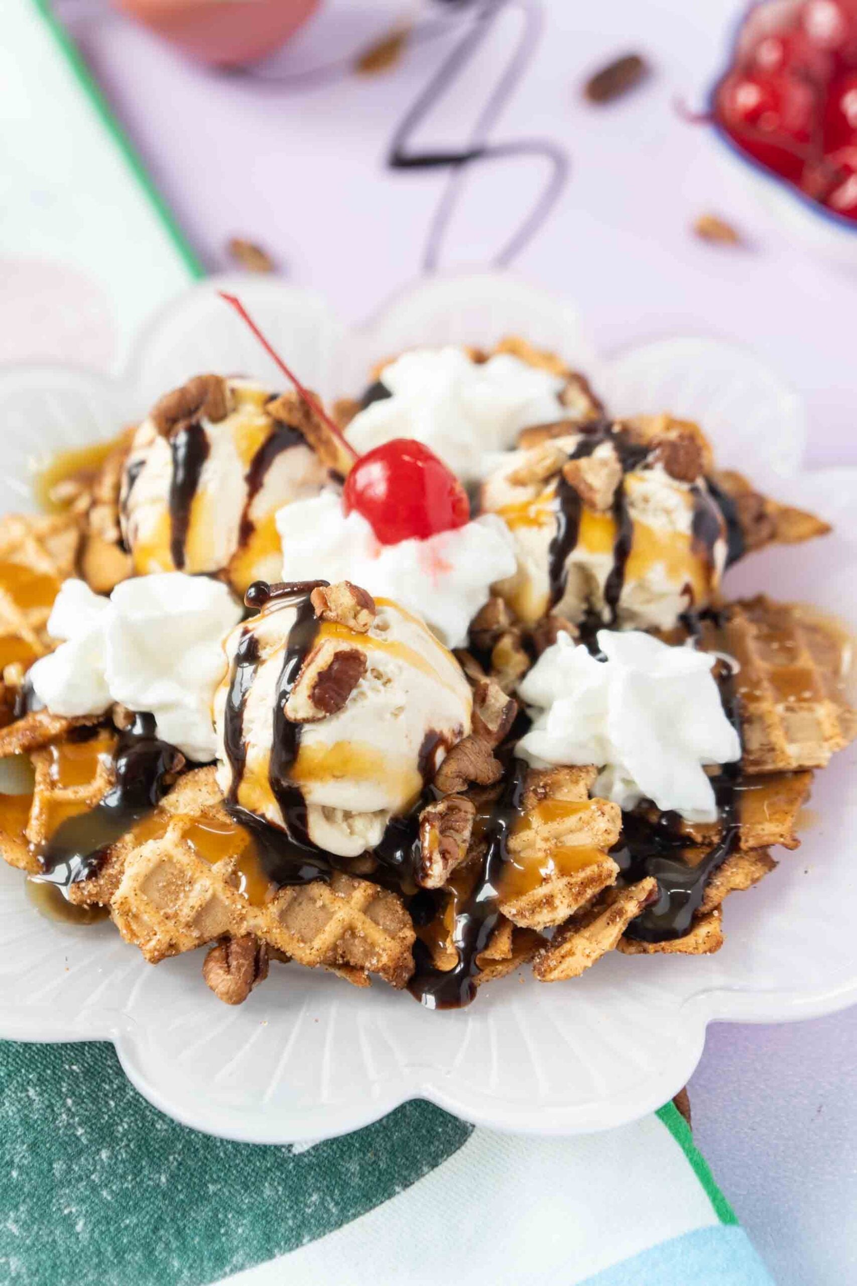 turtle ice cream nachos