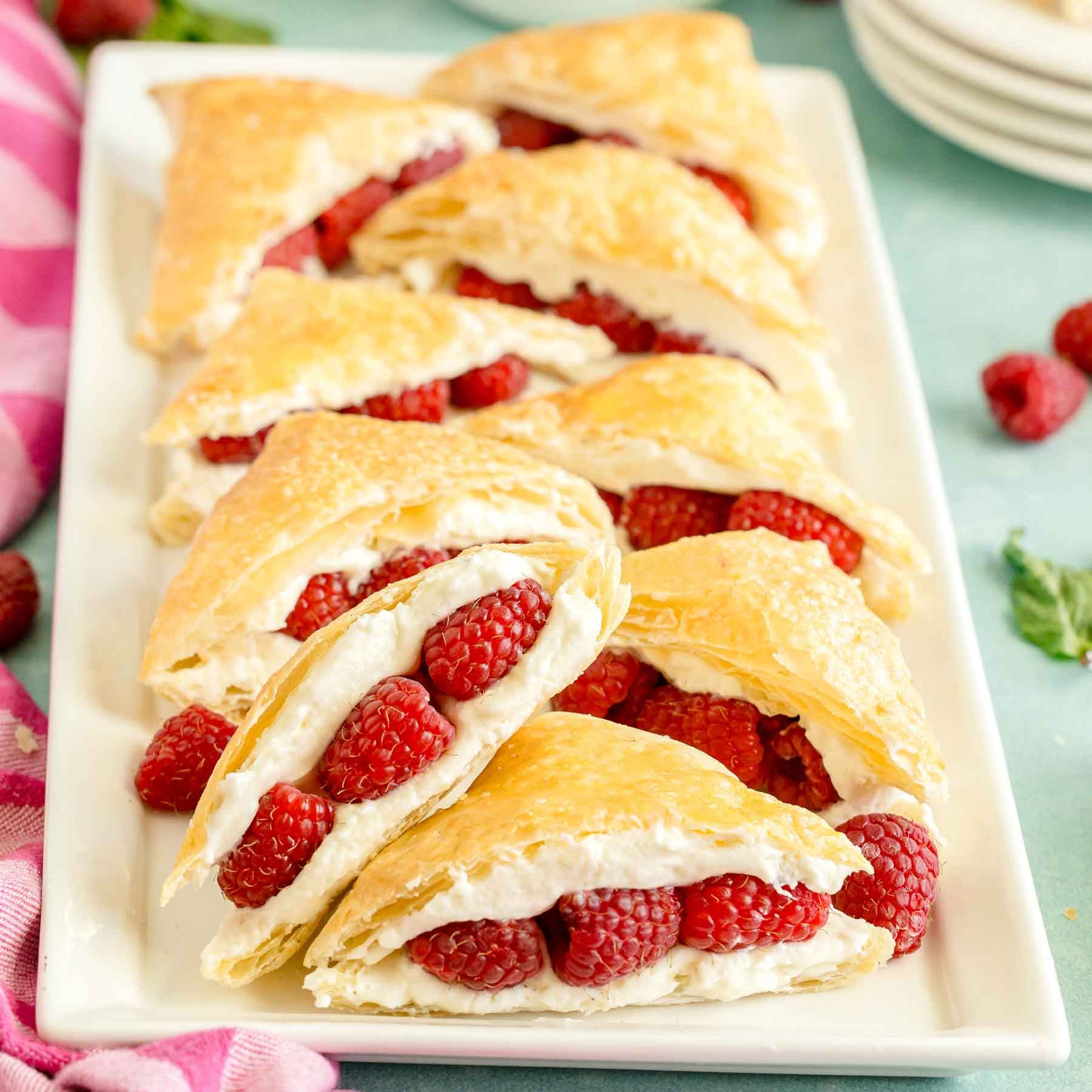 Lemon Raspberry Napoleons