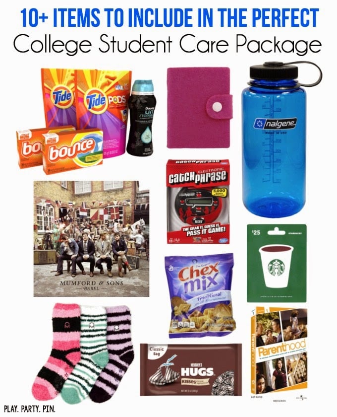 Know a college student? Use this list to put together the perfect college student care package to make their day!